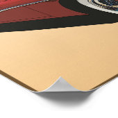 Texas US Route 80 - De Dixie Overland Poster (Hoek)