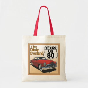 Texas US Route 80 - De Dixie Overland Tote Bag