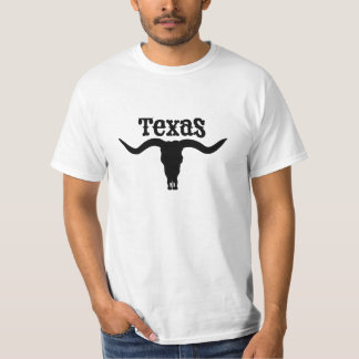 Texas USA Bull Amerikaans Font T-shirt