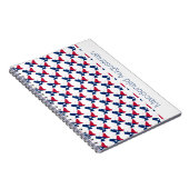 TEXAS USA FLAG Custom Add Name Notebook Journal (Côté Droit)