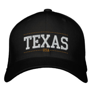 Texas USA Geborduurde Zip Petten