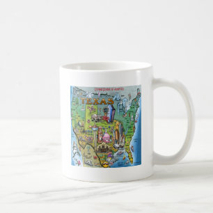 Texas USA Map Koffiemok