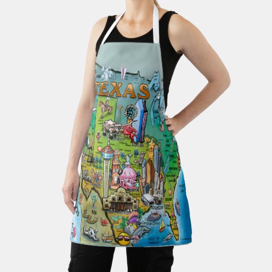 Texas USA Map Schort (Insitu)