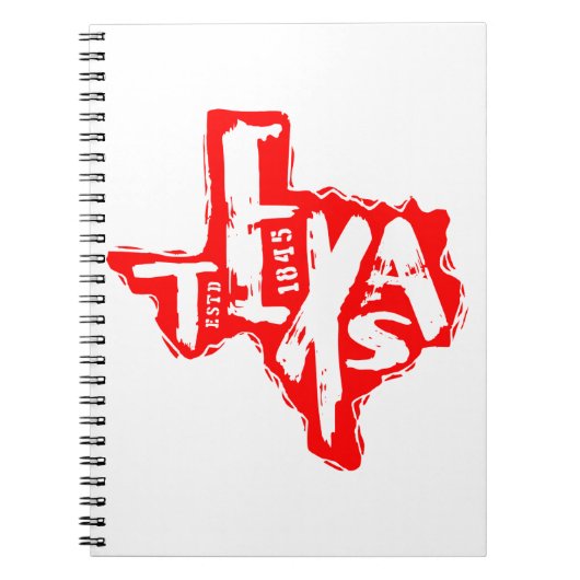 Texas #USAPatriotGraphics © Notitieboek (Voorkant)