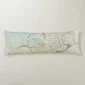 Texas van de Verenigde Staten van Amerika Lichaamskussen (Achterkant)