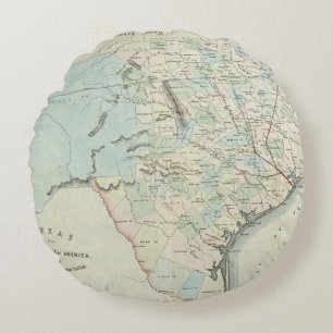 Texas van de Verenigde Staten van Amerika Rond Kussen