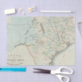 Texas van de Verenigde Staten van Amerika Tissuepapier (Craft)