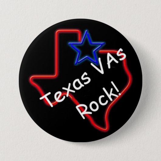 Texas VA's Rock 3-inch Button (Voorkant)