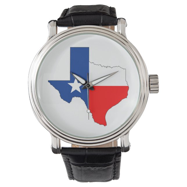 texas verenigde staten america map label shape horloge (Voorkant)