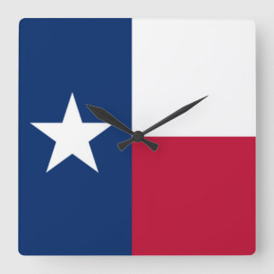 Texas Vierkante Klok
