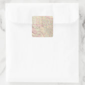 Texas Vierkante Sticker (Tas)