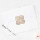 Texas Vierkante Sticker (Envelop)