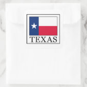 Texas Vierkante Sticker (Tas)