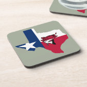 Texas Vist Bier Onderzetter (Linkerzijde)