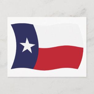 Texas Vlag Ansichtkaart Briefkaart