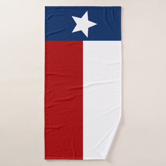 Texas vlag bad handdoek (Badhanddoek)