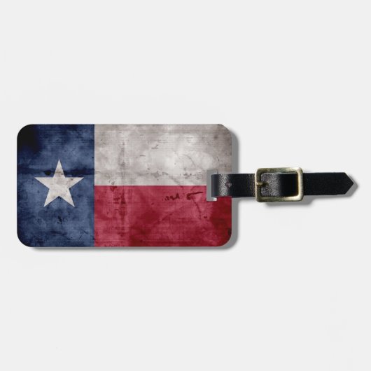  Texas-vlag Bagagelabel (Voorkant horizontaal)