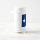 Texas vlag bierpul (Voorkant links)