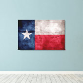  Texas-vlag Canvas Afdruk (Insitu (Houten vloer))