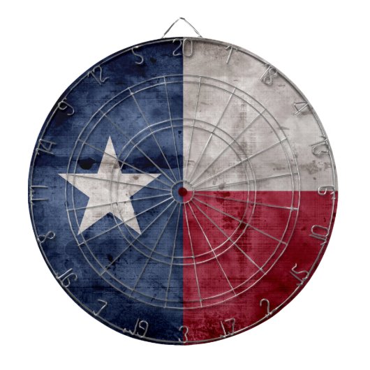  Texas-vlag Dartbord (Voorkant)
