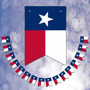 Texas Vlag Feest, vlaggen / Bruiloften Vlaggetjes