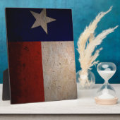 Texas vlag fotoplaat (Zijkant)