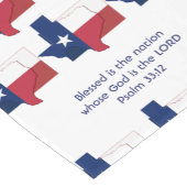 TEXAS-vlag Gepersonaliseerd scripts Korte Tafelloper (Hoek)