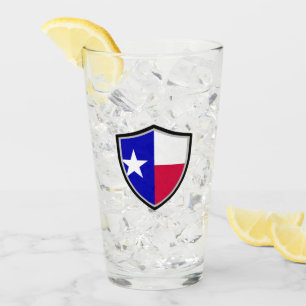 Texas vlag glas