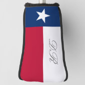 Texas vlag golfafdekking met aangepast monogram golfheadcover (Draai 90)