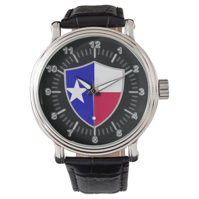 Texas vlag horloge (Voorkant)