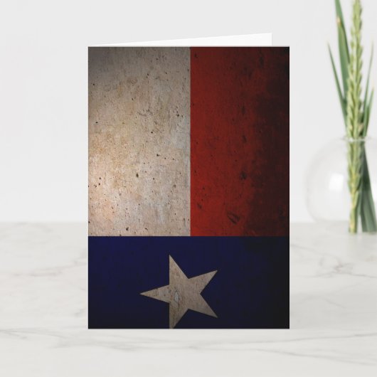 Texas vlag kaart (Voorkant)
