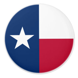 Texas vlag keramische knop