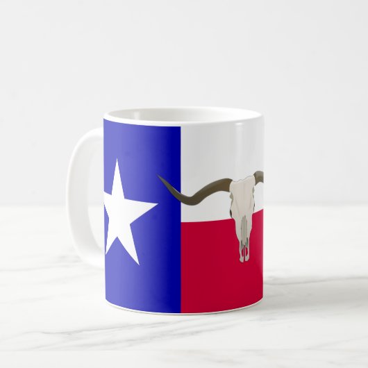 Texas vlag koffiemok (Voorkant links)
