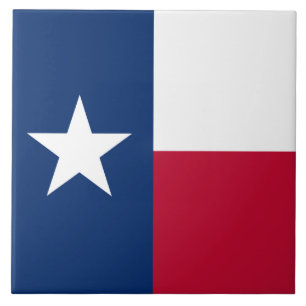 Texas Vlag: Langhoorns, de Texaanse Lone Star-staa Tegeltje