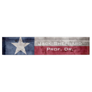 Texas-vlag Naambordje