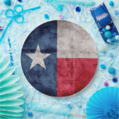 Texas-vlag Papieren Bordje (Feest)