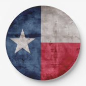Texas-vlag Papieren Bordje (Voorkant)