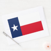 TEXAS-vlag - Rechthoekige Sticker (Envelop)