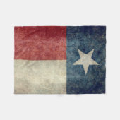 Texas vlag  retro Fleece Blanket Deken (Voorkant (Horizontaal))