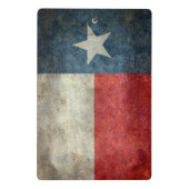 Texas vlag retro stijl klembord mini klembord (Achterkant)