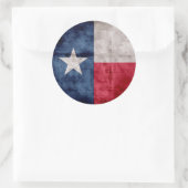  Texas-vlag Ronde Sticker (Tas)
