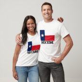 Texas-vlag, SECEDE T-shirt (Unisex)
