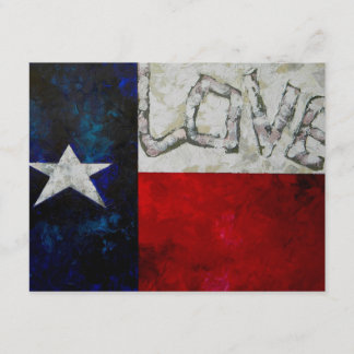 Texas vlag-uitnodiging kaart