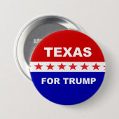 Texas voor Trump Ronde Button 7,6 Cm (Voorkant /achterkant)