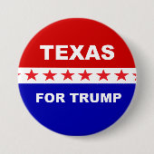 Texas voor Trump Ronde Button 7,6 Cm (Voorkant)