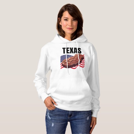 Texas Vrouwen Hooded Sweatshirt (Voorkant volledig)