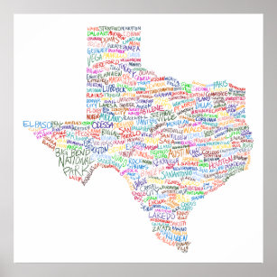 Texas: Waar komen jullie vandaan? Poster