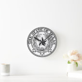 Texas Wall Clock White Ronde Klok (Huis)