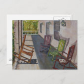 Texas Waterverf Briefkaart (Voorkant / Achterkant)