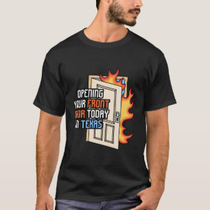 Texas Weer Zomer Heat Design voor Trotse Texanen T-shirt